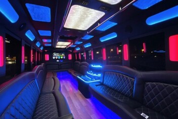 Fort Wayne Limousine Bus Interior