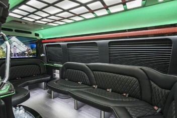 Fort Wayne Sprinter Party Bus Interior